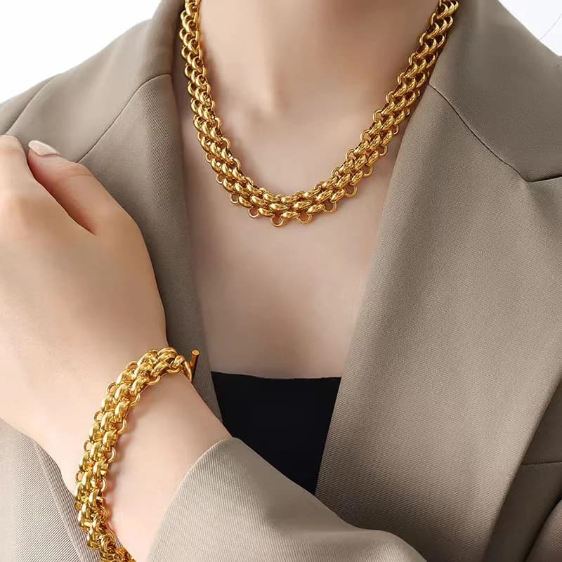 Браслет Cuban Link із золотим покриттям